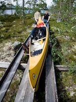 Bootsbahn am See Hävlingen. Foto: Marcus Elmerstad.
