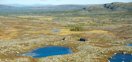 Blick über die Landschaft bei Storrödtjärn. Foto: Naturcentrum AB.